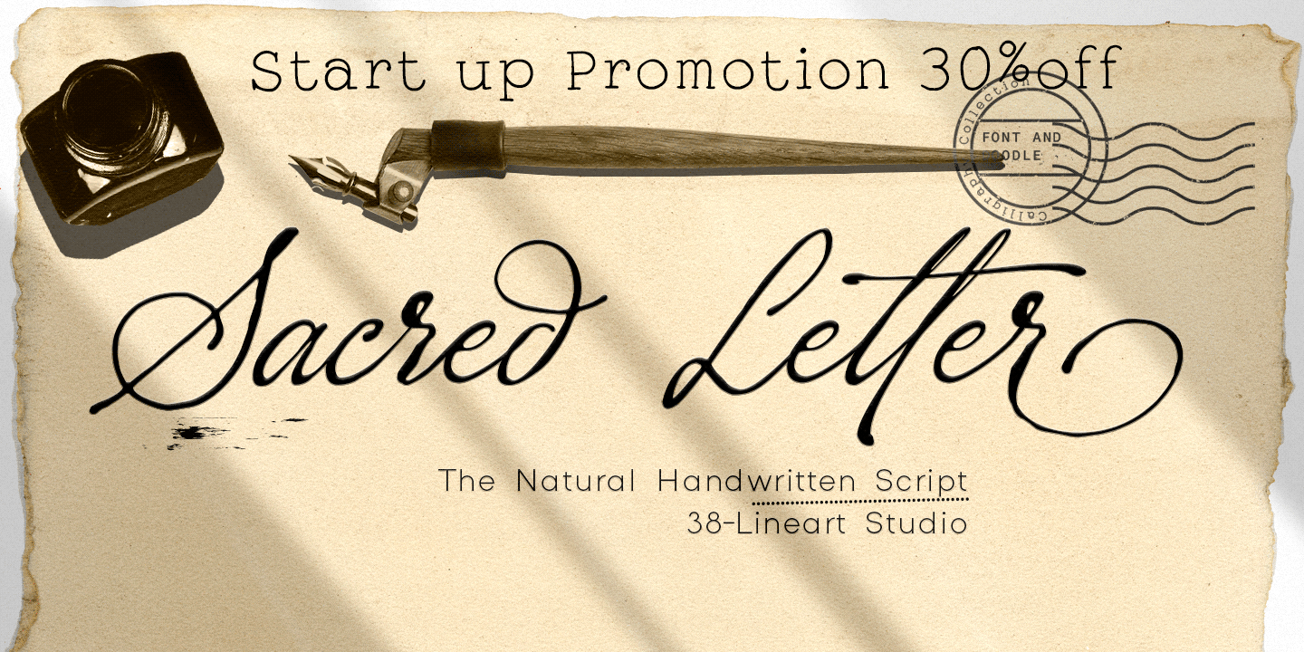 Шрифт Sacred Letter